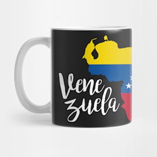 Venezuela Map Zona 7 estrellas Mug